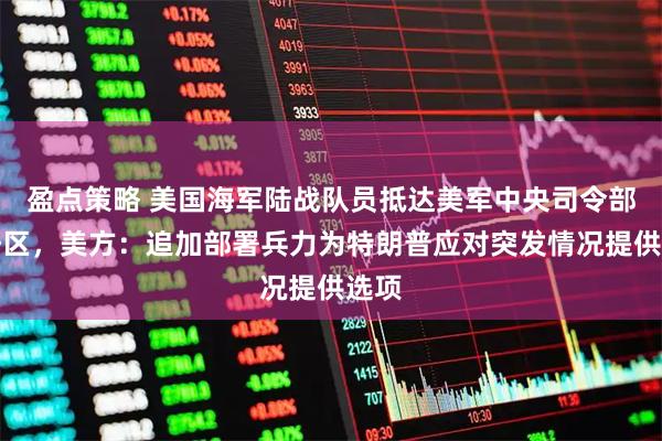 盈点策略 美国海军陆战队员抵达美军中央司令部责任区，美方：追加部署兵力为特朗普应对突发情况提供选项